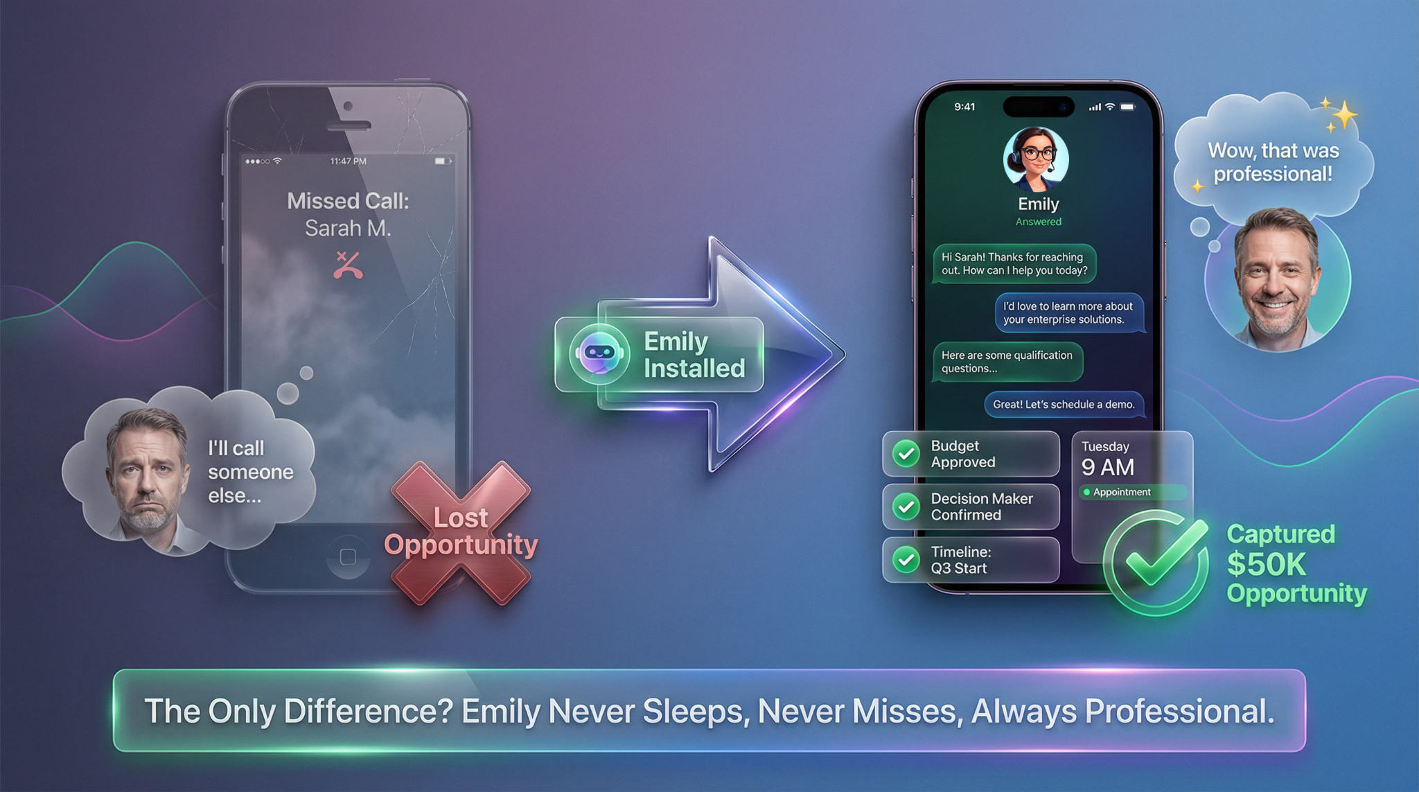 Emily's workflow - Revenue capture